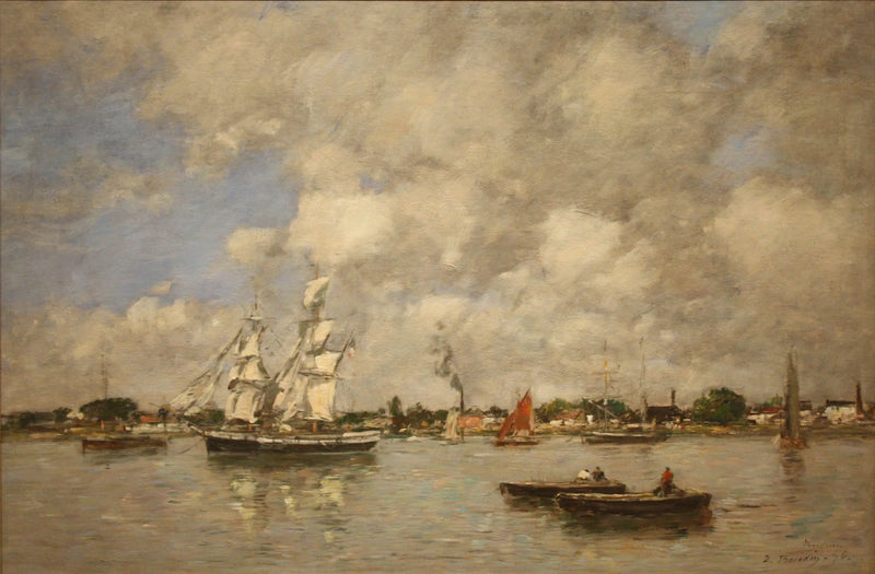 Bordeaux, Laivat Garonne-joella - Eugène Boudin
