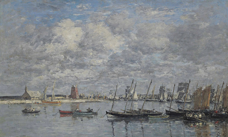 Camaret, satama - Eugène Boudin