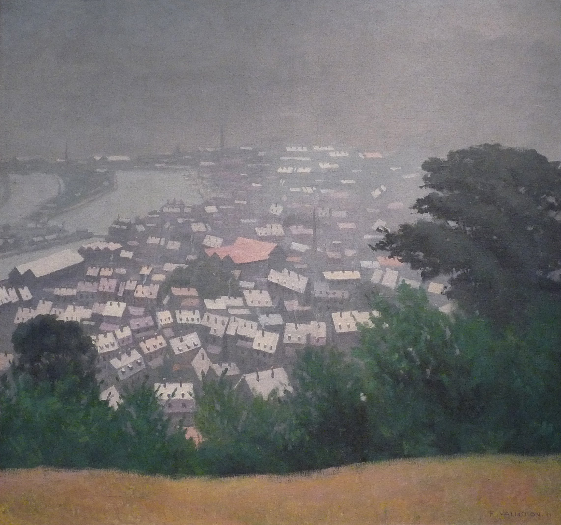 Honfleur dans la brume - Félix Vallotton