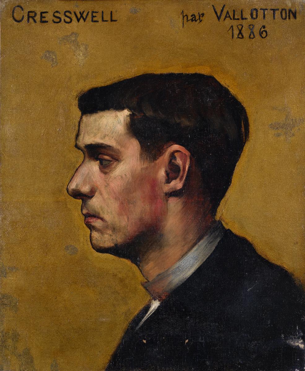 Portrait d'Albert Cresswell - Félix Vallotton