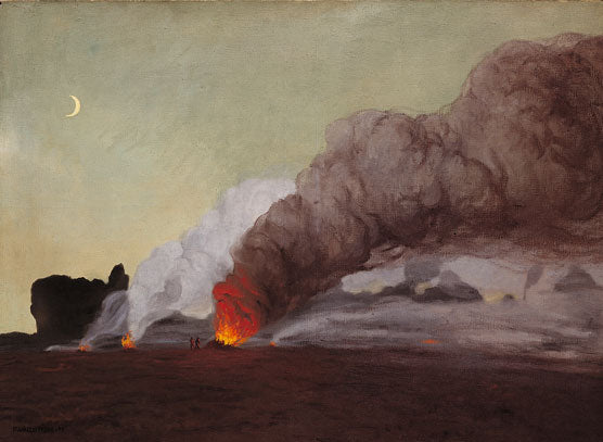 Les feux - Félix Vallotton