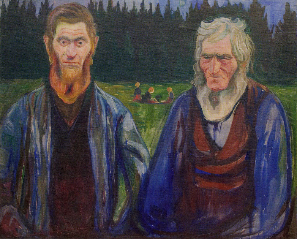 Reproduction du tableau « Père et Fils - Edvard Munch » par Alpha Reproduction en peinture à l’huile
