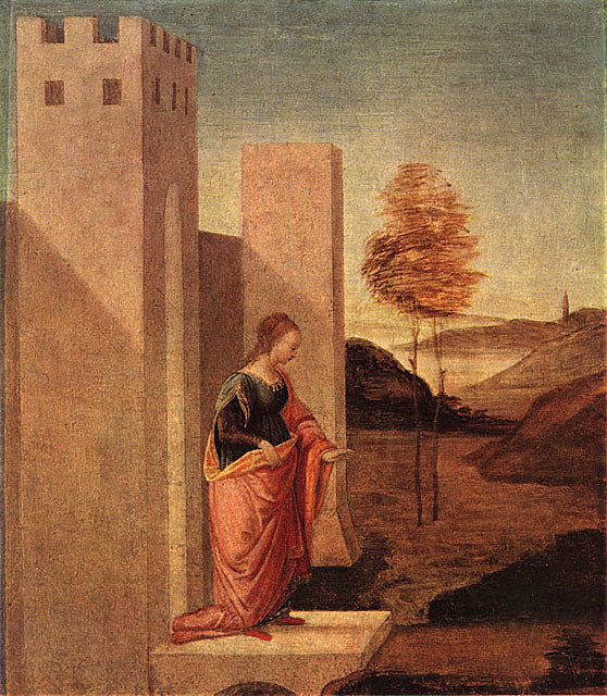 Kuningatar Vashti jättää kuninkaallisen palatsin - Sandro Botticelli
