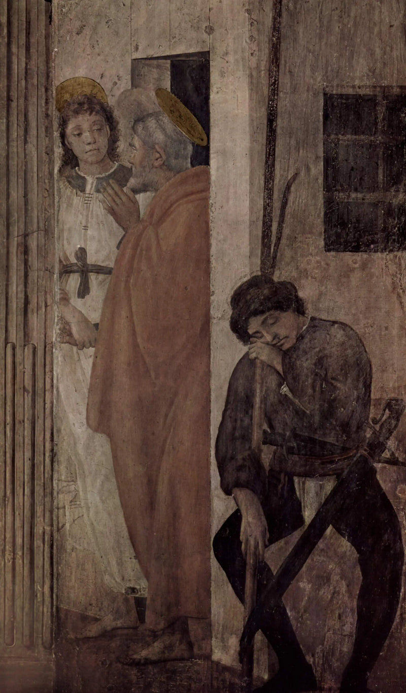 Pyhän Pietarin vapautuminen vankilasta - Filippino Lippi