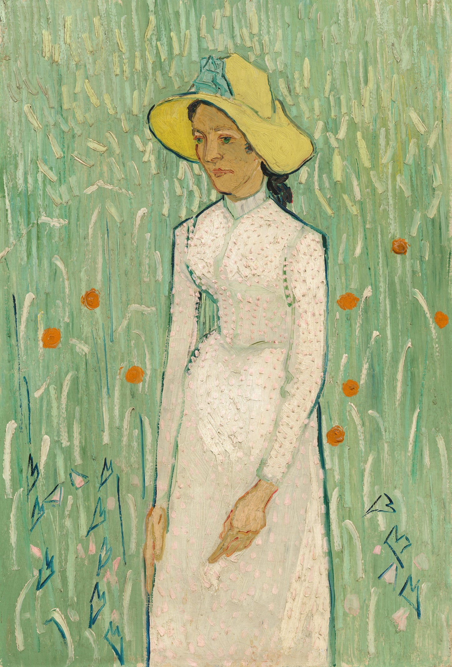 👒 Tyttö valkoisessa – Vincent van Gogh (1890)