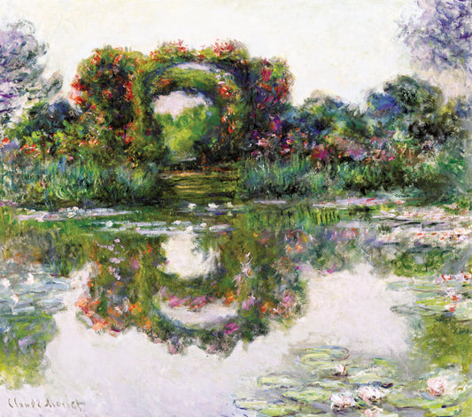 Arceaux fleuris, Giverny – Monet 1913