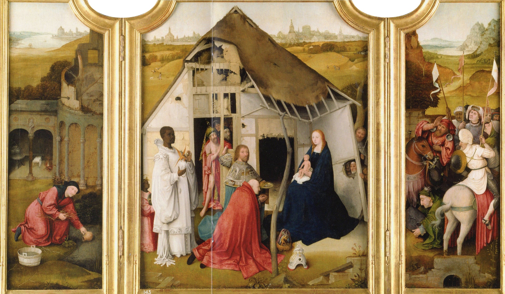 Itämaan tietäjien palvonta - Hieronymus Bosch