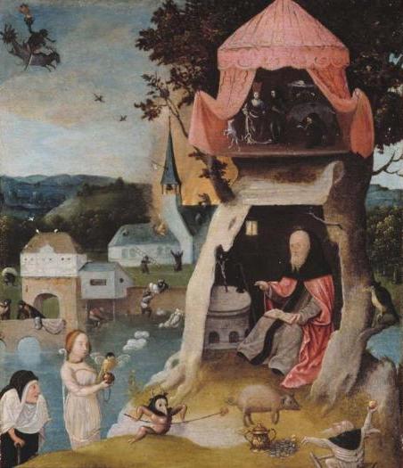 Pyhän Antonin kiusaus - Hieronymus Bosch