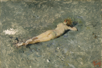 Garçon nu sur la plage de Portici - Mariano Fortuny Marsal