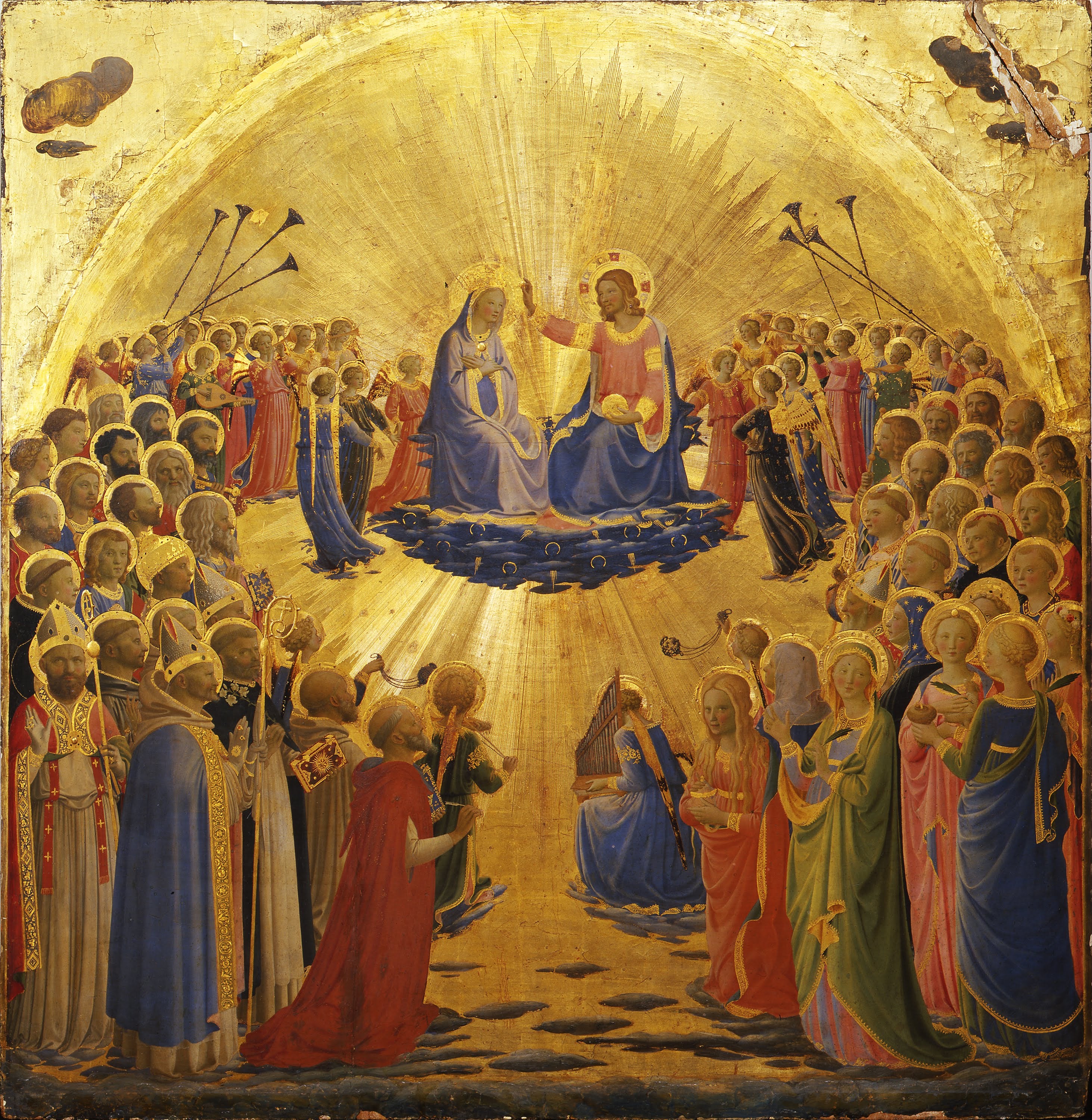 Le Couronnement de la Vierge - Fra Angelico