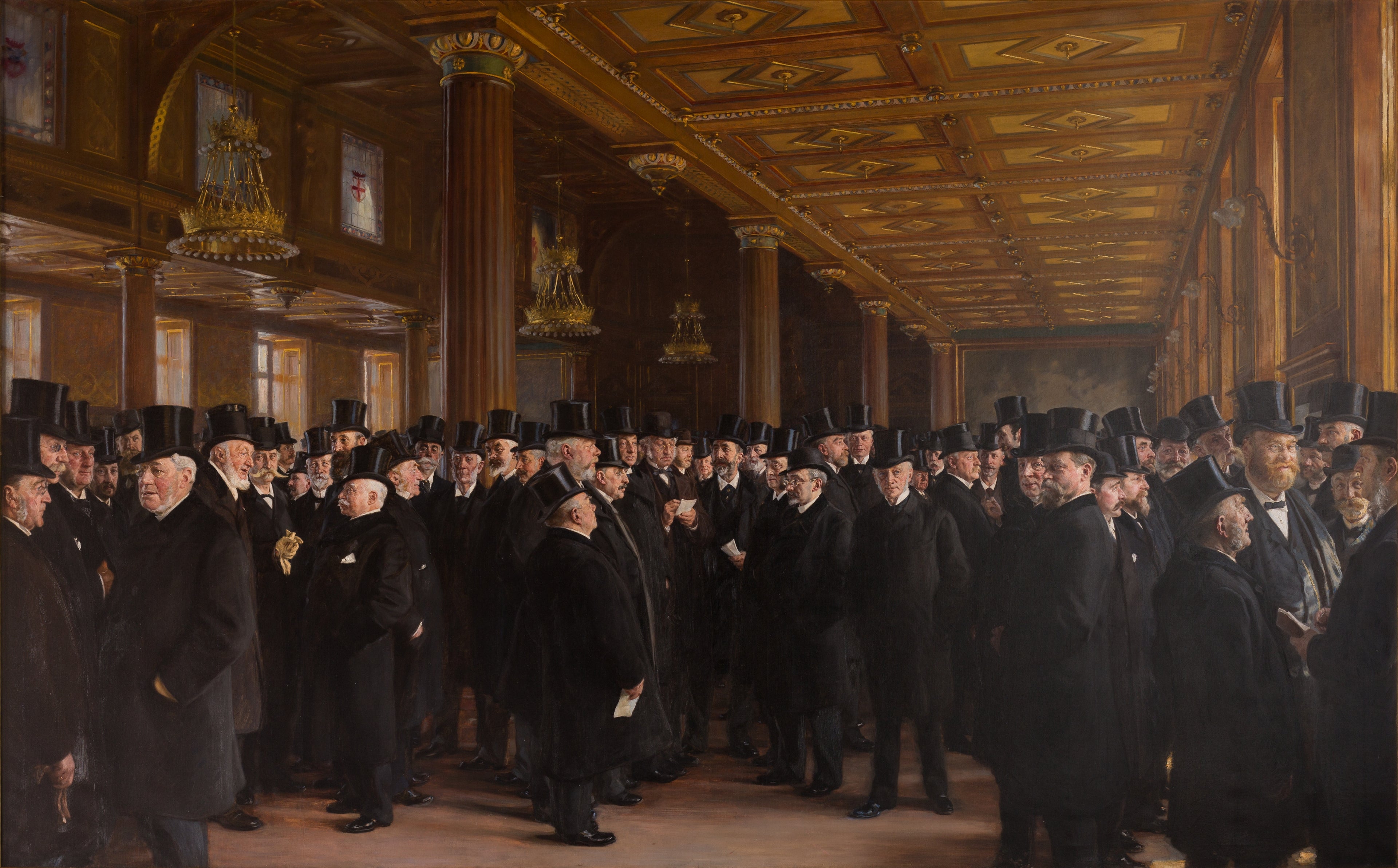 Kööpenhaminan pörssistä - Peder Severin Krøyer