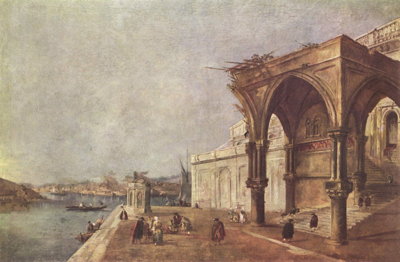 Capriccio venetsian teemoilla - Francesco Guardi
