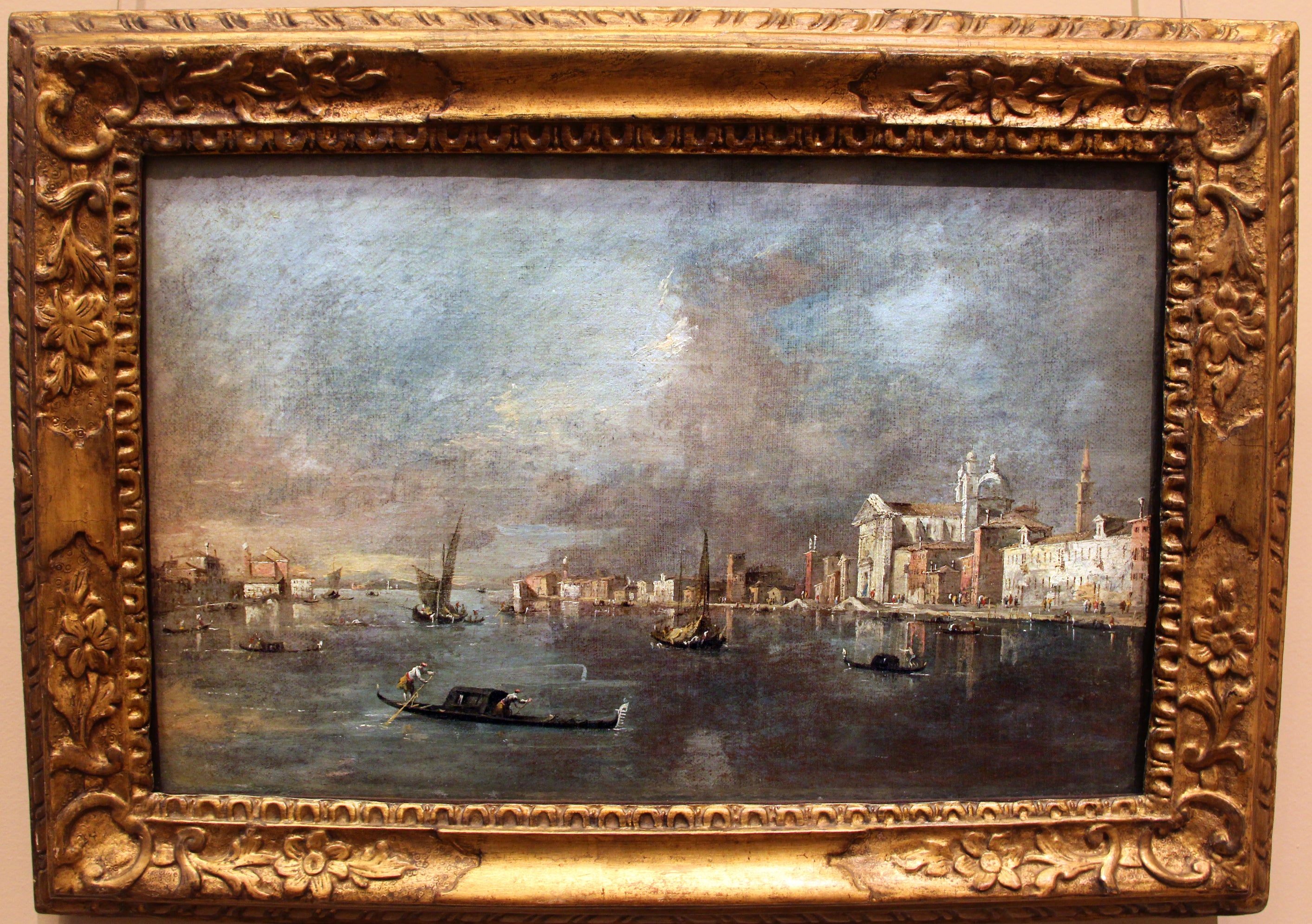Vue de la Giudecca avec les Zattere - Francesco Guardi