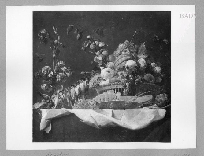 nature morte avec fleurs, fruits et oiseaux morts - Frans Snyders