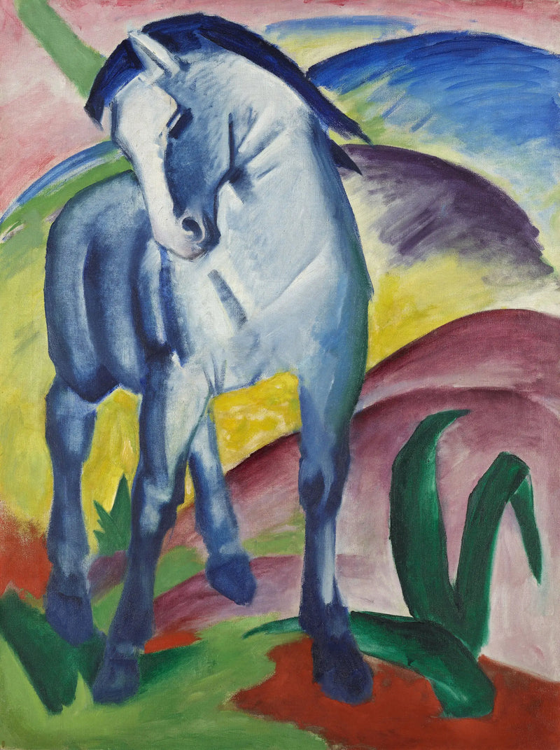 Sininen hevonen I - Franz Marc