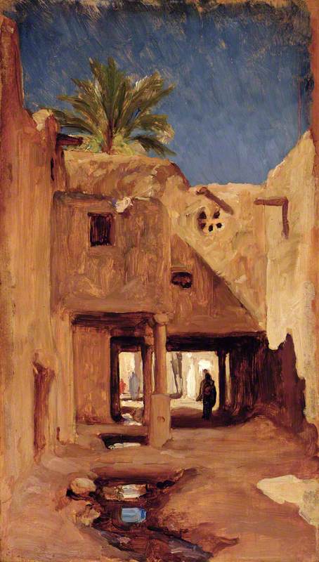 Cour à Alger - Frederic Leighton