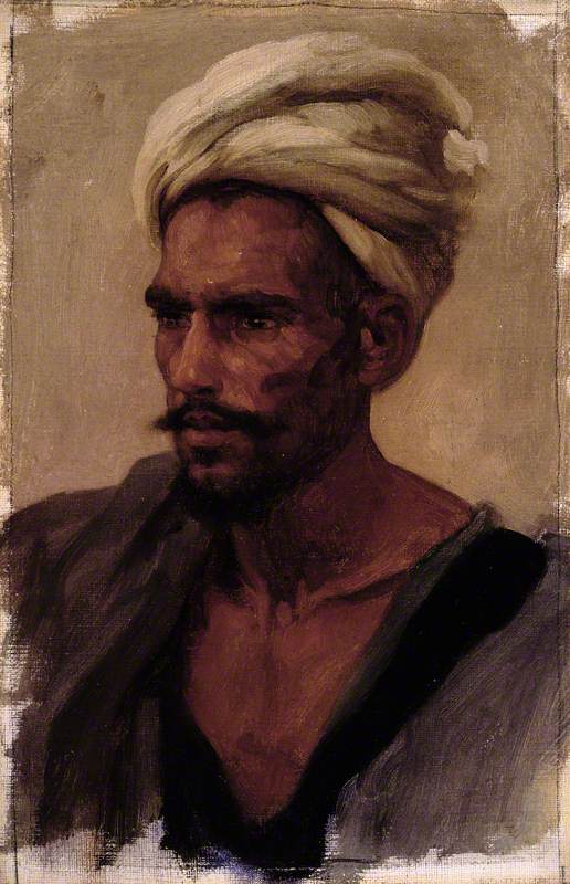 Tête d'un Arabe - Frederic Leighton