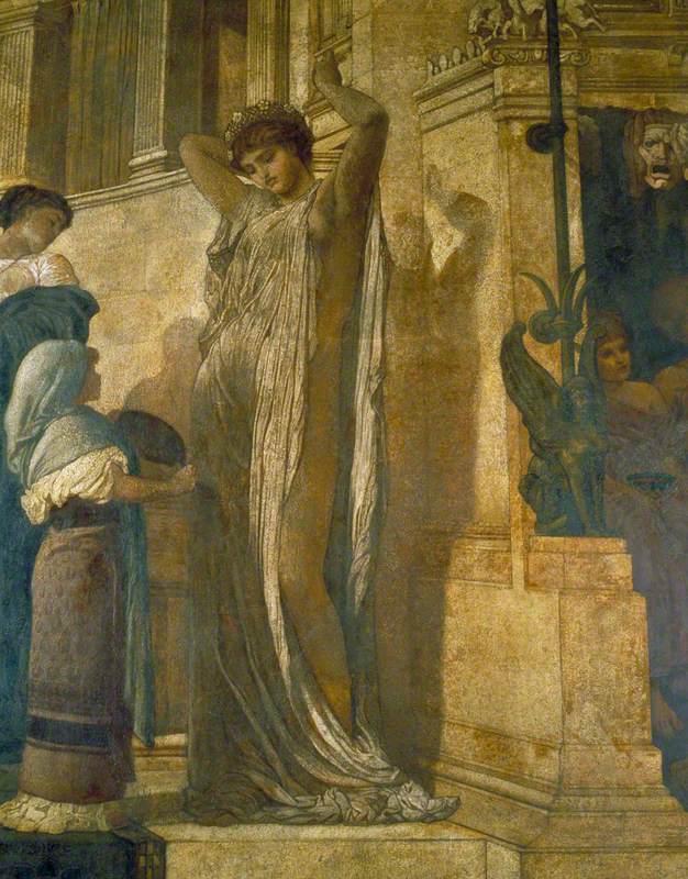 Les arts de l'industrie appliqués à la paix (esquisse pour une peinture murale au Victoria and Albert Museum) - Frederic Leighton