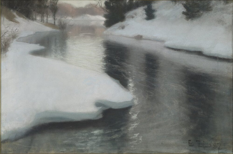 Kevätsula - Frits Thaulow