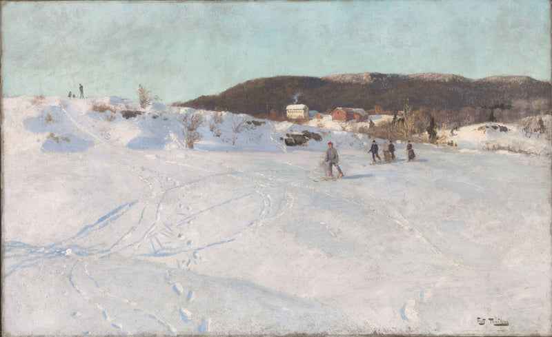 Talvi Norjassa - Frits Thaulow