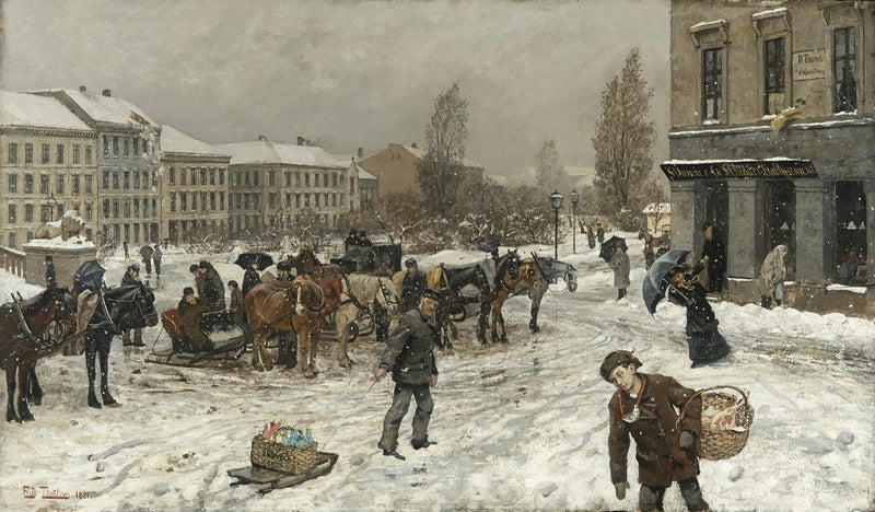 Plass-shortsit - Frits Thaulow