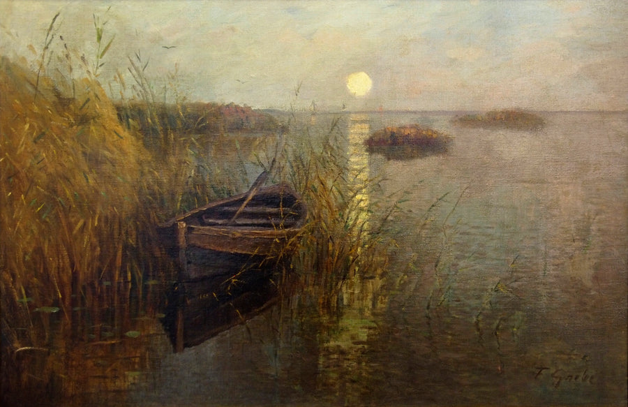 Lune sur l’eau de Fritz Grebe