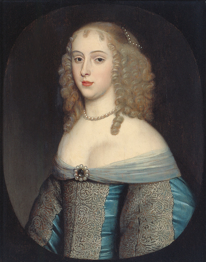 Elisabeth van Nassau-Beverweerdin muotokuva (1633-1718) - Gerrit van Honthorst