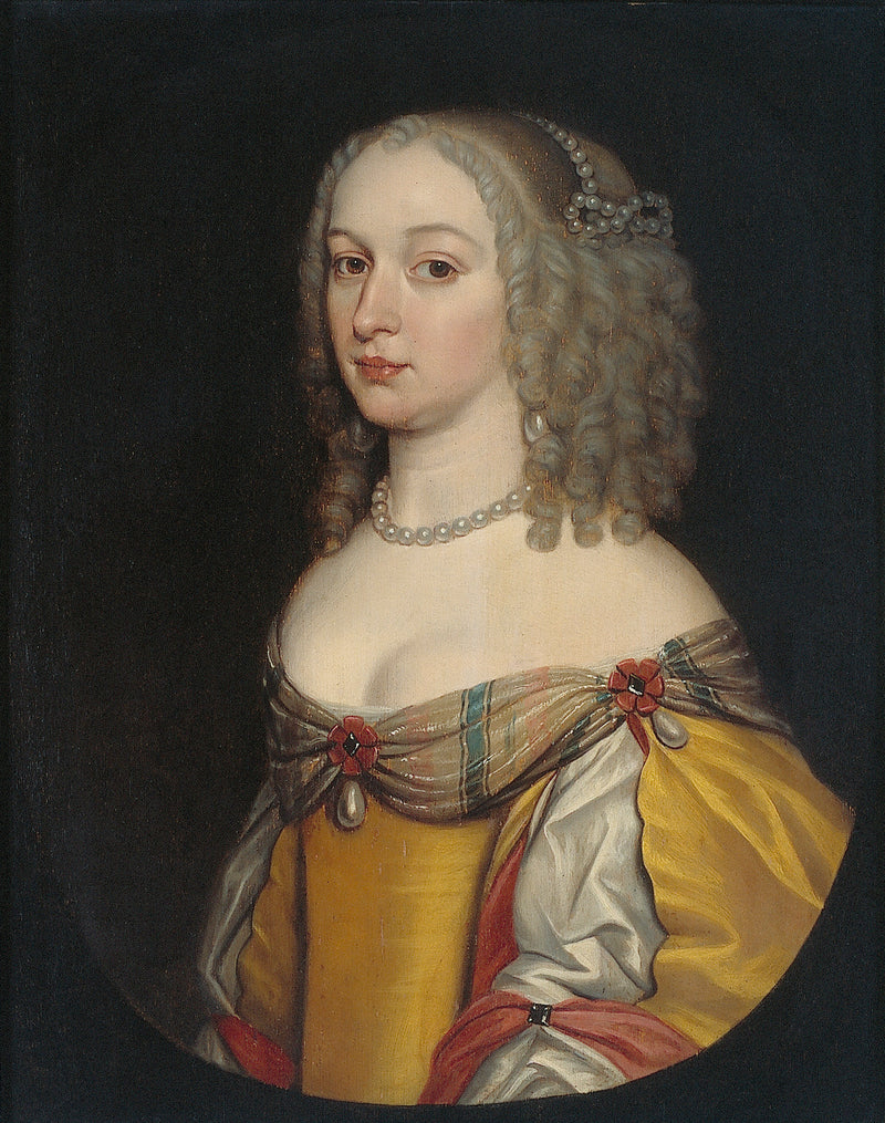 Naisen muotokuva, ehkä Amalia Margaretha van Brederode (1626/27-1663/65) - Gerrit van Honthorst