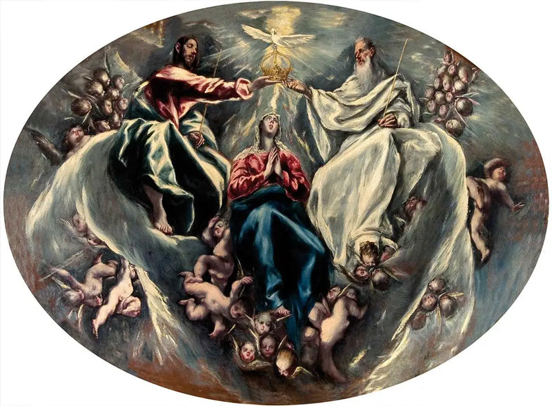 Neitsyt Marian kruunaus - El Greco