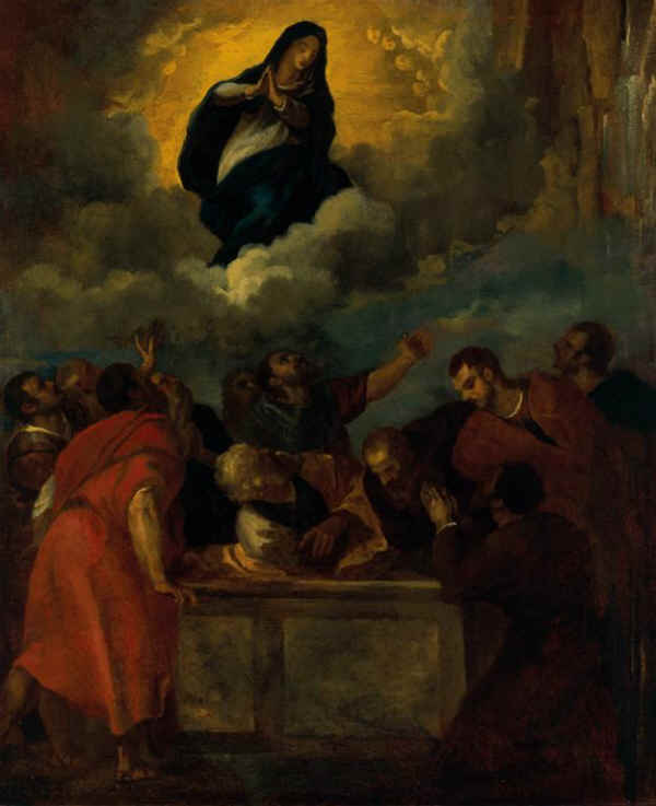 Reproduction du tableau « L'Assomption - Théodore Géricault » par Alpha Reproduction en peinture à l’huile
