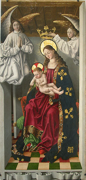 La Vierge et l'Enfant au perroquet - Fernando Gallego