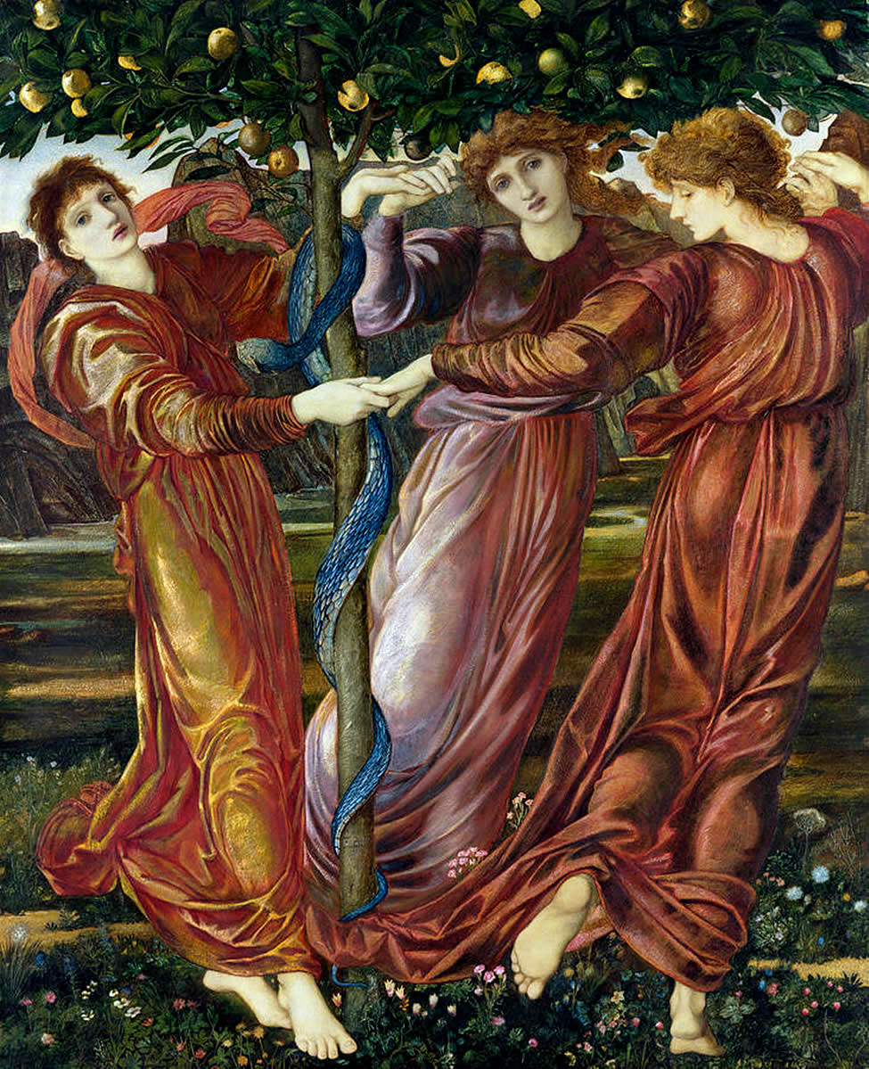 Jardin des Hespérides - Edward Burne-Jones - Alpha Reproduction