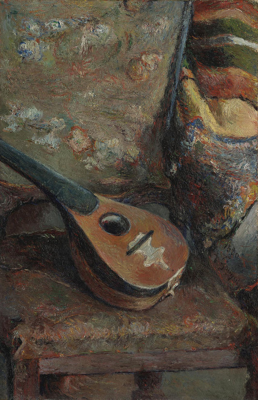 Mandoliini tuolilla - Paul Gauguin