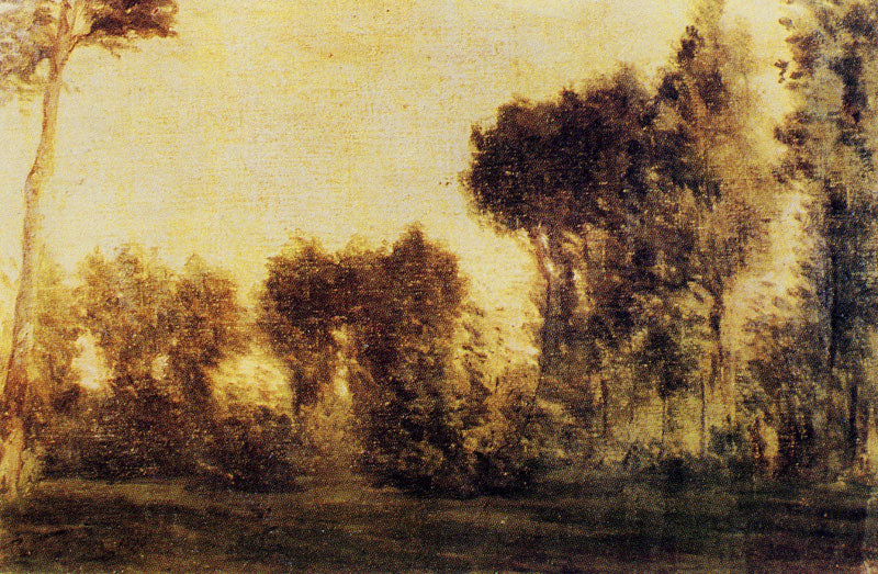 Maisema puukankaalla - Paul Gauguin