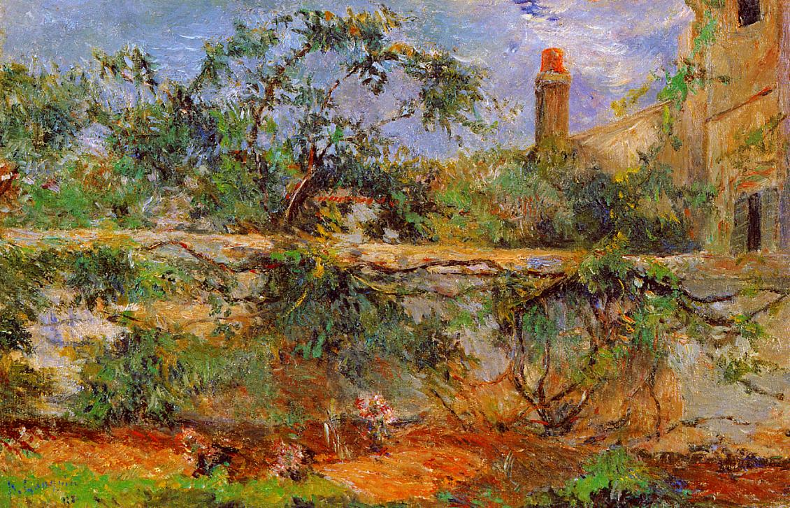 Naapuriseinä, tai Puutarha - Paul Gauguin