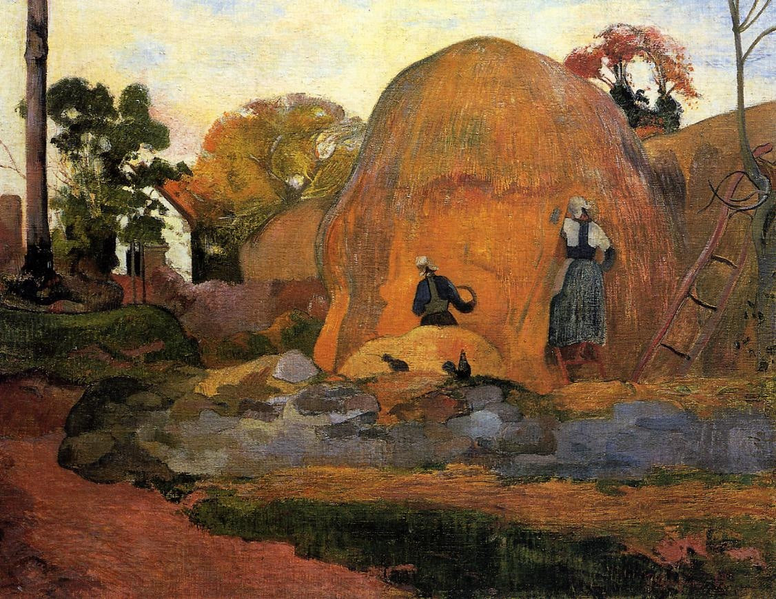 Keltaiset myllyt - Paul Gauguin