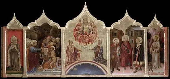 Intercession polyptykki - Gentile da Fabriano