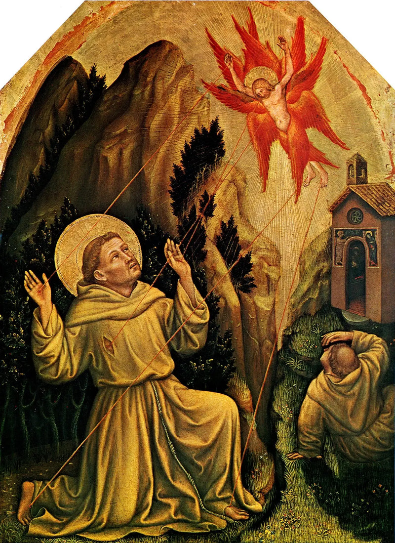 Pyhän Franciscuksen stigmatisointi - Gentile da Fabriano