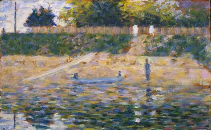 Laiva rannalla, Asnières - Georges Seurat