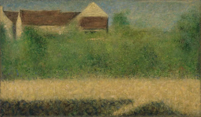 Reproduction du tableau « Maisons et jardin - Georges Seurat » par Alpha Reproduction en peinture à l’huile