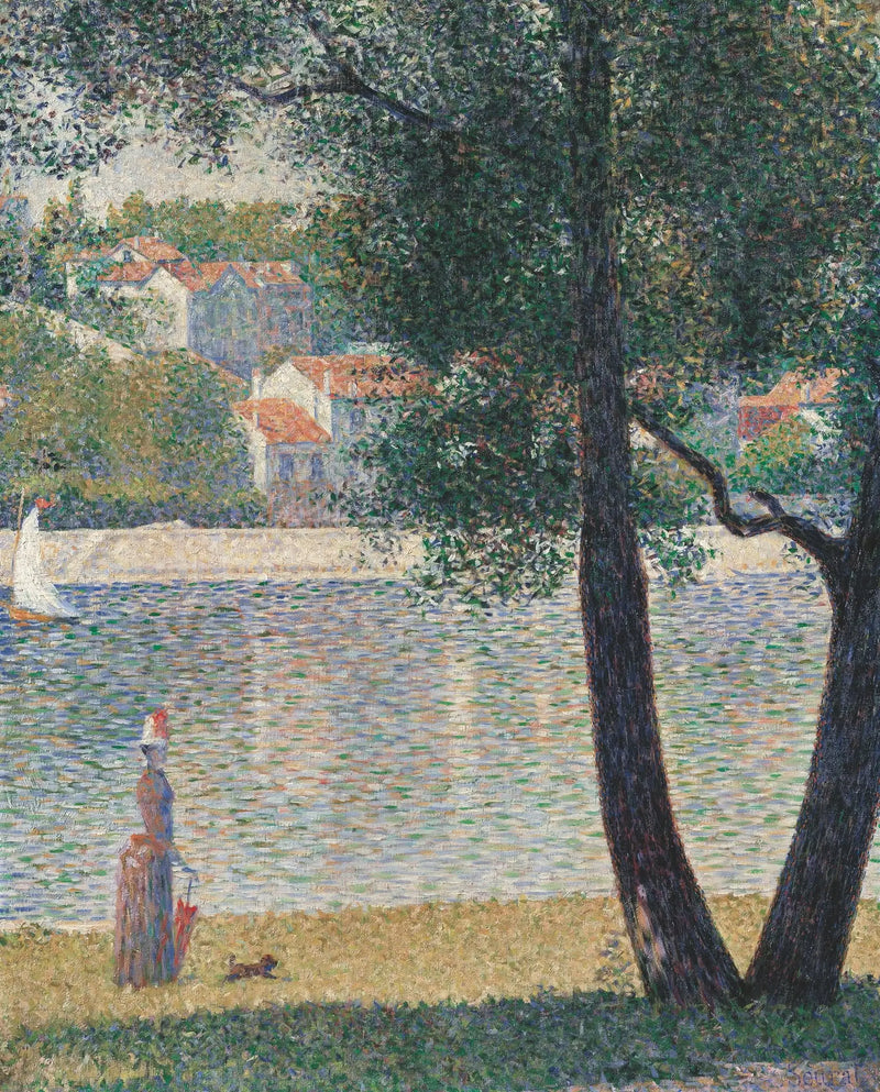 Seine Courbevoiestä - Georges Seurat
