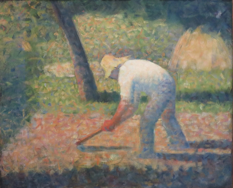 Maatalousmies kotona - Georges Seurat