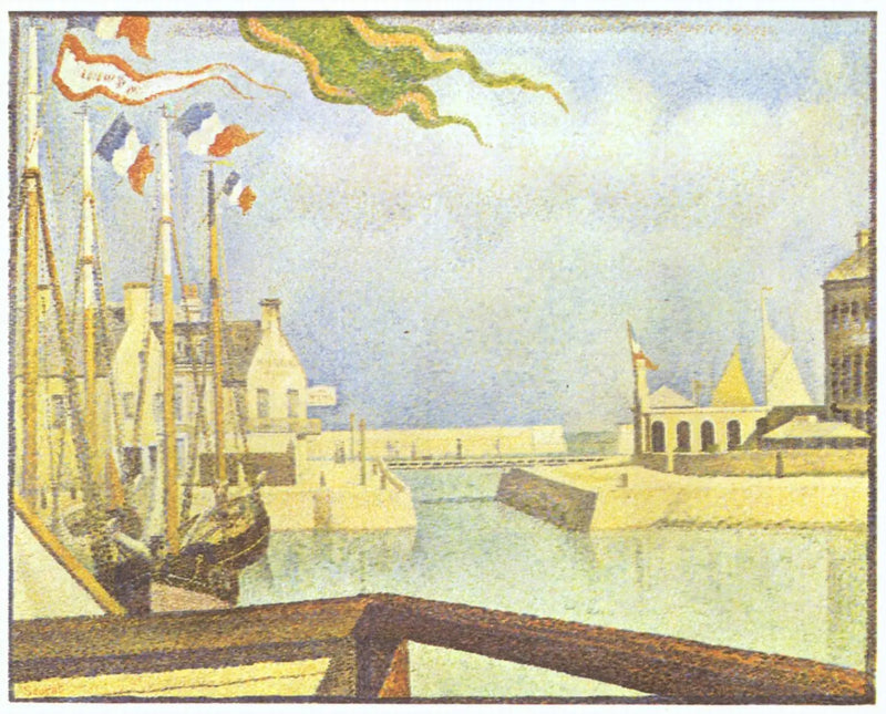 Sunnuntai, Port-en-Bessin - Georges Seurat
