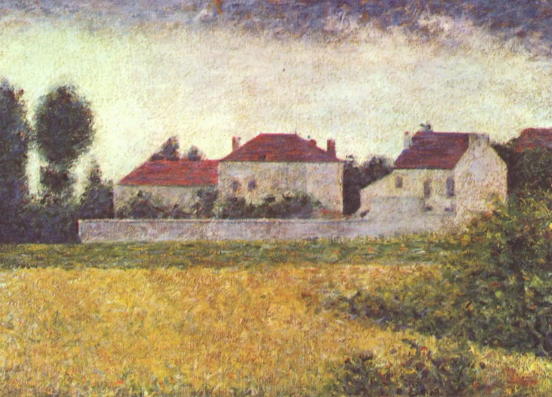 Ville d'Avray, valkoiset talot - Georges Seurat
