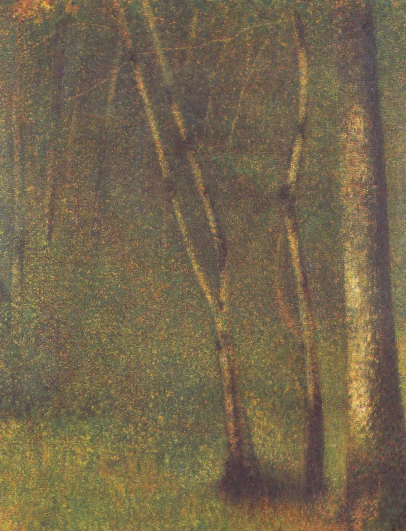Aluskasvillisuus Pontaubertissa - Georges Seurat