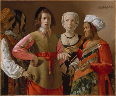 La Diseuse de bonne aventure - Georges de La Tour - Alpha Reproduction