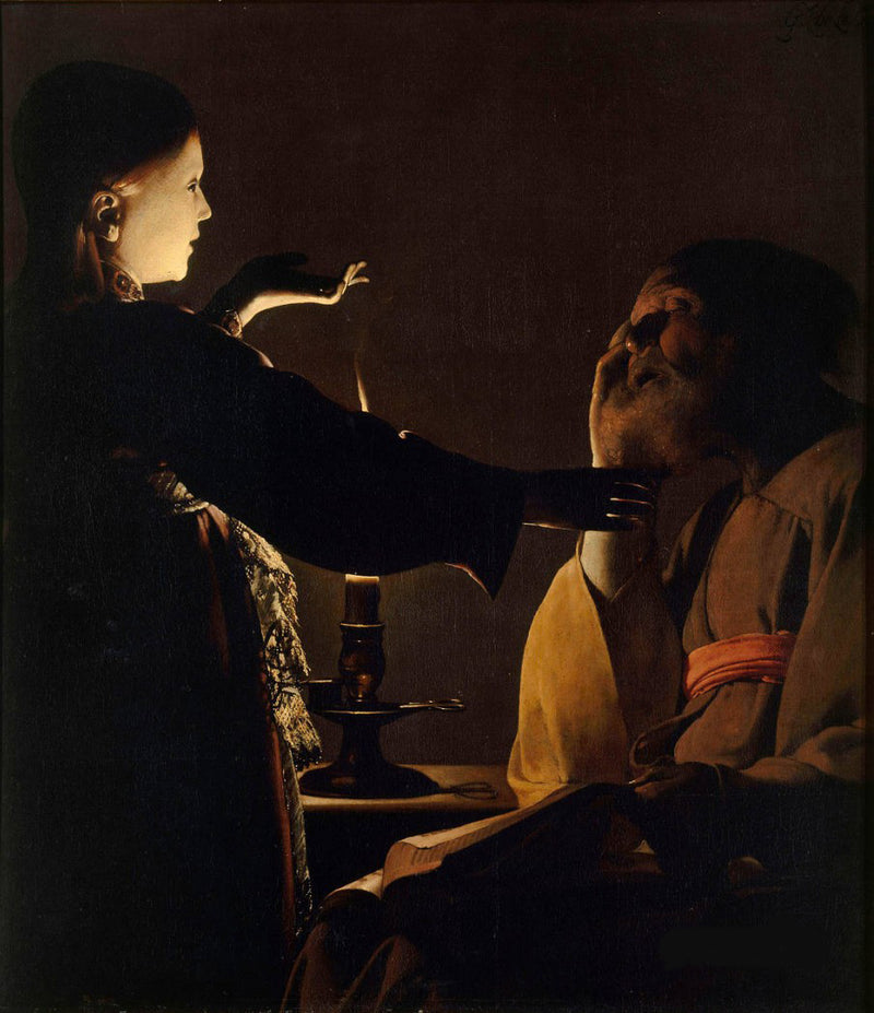 Enkelin ilmestyminen Joosefille - Georges de La Tour