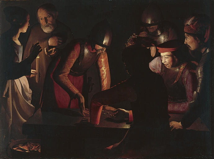 Pyhän Pietarin kieltäytyminen - Georges de La Tour