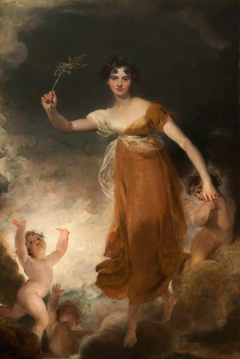 Georgiana Maria Leicester (1793-1859), Lady de Tabley, roolissa « Toivo » - Thomas Lawrence