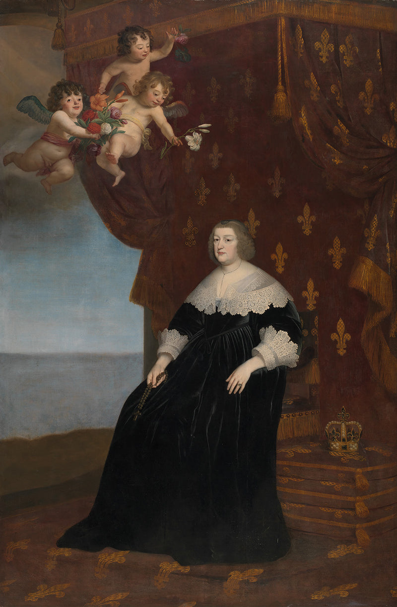Marie de Médicis - Gerrit van Honthorstin muotokuva
